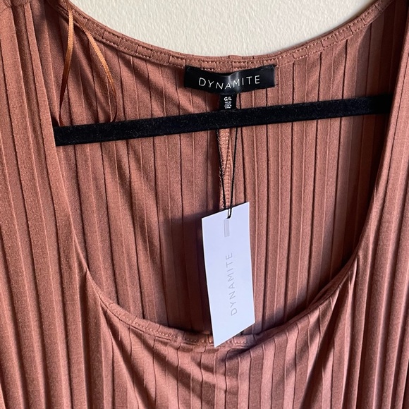 Dynamite Brown Dress - Picture 4 of 6